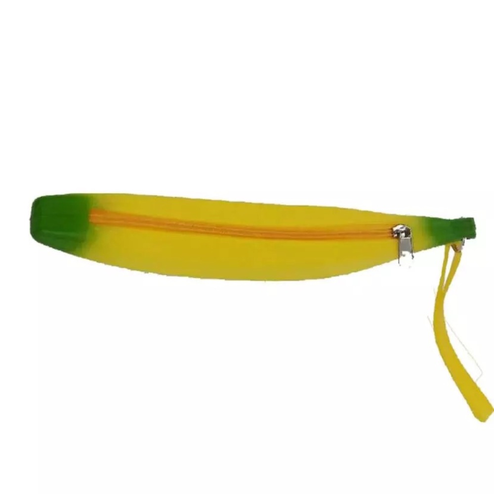 Silicone Banana Coin Purse Wristlet - Picture 2 of 3